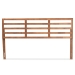 Baxton Studio Akemi Modern and Contemporary Ash Walnut Finished Wood King Size Headboard - BSOMG9729-Ash Walnut-HB-King
