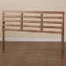 Baxton Studio Akemi Modern and Contemporary Ash Walnut Finished Wood King Size Headboard - BSOMG9729-Ash Walnut-HB-King