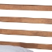 Baxton Studio Shiro Mid-Century Modern Ash Walnut Finished Wood King Size Platform Bed - BSOShiro-Ash Walnut-King