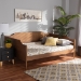 Baxton Studio Alya Classic Traditional Farmhouse Walnut Brown Finished Wood Full Size Daybed - BSOMG0016-1-Walnut-Daybed-Full