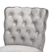 Baxton Studio Daphne Modern and Contemporary Dark Grey Velvet Fabric Upholstered and Dark Brown Finished Wood 2-Piece Bar Stool Set - BSOBBT5409B-Dark Grey/Wenge-BS