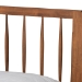 Baxton Studio Emiko Modern and Contemporary Walnut Brown Finished Wood Full Size Platform Bed - BSOEmiko-Ash Walnut-Full