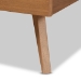 Baxton Studio Emiko Modern and Contemporary Walnut Brown Finished Wood Full Size Platform Bed - BSOEmiko-Ash Walnut-Full