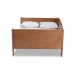 Baxton Studio Veles Mid-Century Modern Ash Walnut Finished Wood Full Size Daybed - BSOMG0016-Walnut-Daybed-Full