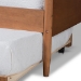 Baxton Studio Veles Mid-Century Modern Ash Walnut Finished Wood Full Size Daybed with Trundle - BSOMG0016-Ash Walnut-Full Daybed with Trundle