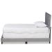 Baxton Studio Tamira Modern and Contemporary Glam Grey Velvet Fabric Upholstered Twin Size Panel Bed - BSOCF9210E-Grey Velvet-Twin