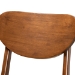 Baxton Studio Katya Mid-Century Modern Walnut Brown Finished Wood 2-Piece Counter Stool Set - BSORH378P-Walnut Bent Seat-PC-2PK