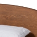 Baxton Studio Keagan Mid-Century Modern Transitional Walnut Brown Finished Wood Full Size Platform Bed - BSOMG-2200-1-Ash Walnut-Full