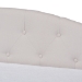 Baxton Studio Becker Modern and Contemporary Transitional Beige Fabric Upholstered Twin Size Daybed with Trundle - BSOBecker-Beige-Daybed-T/T