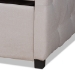 Baxton Studio Becker Modern and Contemporary Transitional Beige Fabric Upholstered Queen Size Daybed with Trundle - BSOBecker-Beige-Daybed-Q/T
