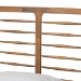 Baxton Studio Lucie Modern and Contemporary Walnut Brown Finished Wood King Size Platform Bed - BSOLucie-Ash Walnut-King