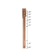 Baxton Studio Lucie Modern and Contemporary Walnut Brown Finished Wood King Size Platform Bed - BSOLucie-Ash Walnut-King