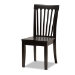 Baxton Studio Erion Modern and Contemporary Dark Brown Finished Wood 7-Piece Dining Set - BSOErion-Dark Brown-7PC Dining Set