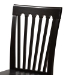 Baxton Studio Erion Modern and Contemporary Dark Brown Finished Wood 5-Piece Dining Set - BSOErion-Dark Brown-5PC Dining Set