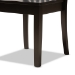 Baxton Studio Erion Modern and Contemporary Dark Brown Finished Wood 5-Piece Dining Set - BSOErion-Dark Brown-5PC Dining Set