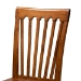Baxton Studio Erion Modern and Contemporary Walnut Brown Finished Wood 7-Piece Dining Set - BSOErion-Walnut-7PC Dining Set