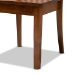 Baxton Studio Erion Modern and Contemporary Walnut Brown Finished Wood 7-Piece Dining Set - BSOErion-Walnut-7PC Dining Set