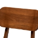 Baxton Studio Euclid Mid-Century Modern Sand Fabric Upholstered and Walnut Brown Finished Wood 2-Piece Dining Chair Set - BSORH369C-Sand/Walnut Flat Seat-DC-2PK