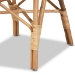 bali & pari Sheraton Modern and Contemporary Natural Finished Rattan Dining Chair - BSOSheraton-Natural-DC