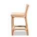 bali & pari Athena Modern and Contemporary Natural Finished Rattan Counter Stool - BSOAthena-Natural-CS