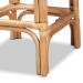 bali & pari Athena Modern and Contemporary Natural Finished Rattan Counter Stool - BSOAthena-Natural-CS