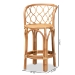 bali & pari Diana Modern and Contemporary Natural Finished Rattan Counter Stool - BSODiana-Natural-CS