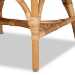 bali & pari Sonia Modern and Contemporary Natural Finished Rattan Dining Chair - BSOSonia-Natural-DC No Arm