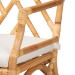 bali & pari Delta Modern and Contemporary Natural Finished Rattan Dining Chair - BSODelta-Natural-DC