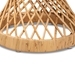 bali & pari Seville Modern and Contemporary Natural Finished Rattan End Table - BSOSeville-Natural-ET