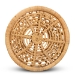 bali & pari Seville Modern and Contemporary Natural Finished Rattan End Table - BSOSeville-Natural-ET