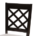 Baxton Studio Verner Modern and Contemporary Grey Fabric Upholstered and Dark Brown Finished Wood  7-Piece Dining Set - BSORH330C-Grey/Dark Brown-7PC Dining Set
