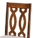 Baxton Studio Cherese Modern and Contemporary Grey Fabric Upholstered and Walnut Brown Finished Wood 7-Piece Dining Set - BSORH334C-Grey/Walnut-7PC Dining Set