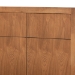Baxton Studio Noela Mid-Century Modern Walnut Brown Finished Wood Twin Size Platform Bed - BSONoela-Ash Walnut-Twin