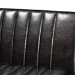 Baxton Studio Daymond Mid-Century Modern Dark Brown Faux Leather Upholstered and Walnut Brown Finished Wood 5-Piece Dining Nook Set - BSOBBT8051.12-Dark Brown/Walnut-5PC Dining Nook Set