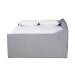 Baxton Studio Lennon Modern and Contemporary Grey Velvet Fabric Upholstered Full Size Daybed with Trundle - BSOCF9172-Silver Grey Velvet-Daybed-F/T