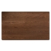 Baxton Studio Saxton Mid-Century Modern Transitional Walnut Brown Finished Wood Dining Table - BSORDT347-Walnut-DT