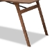 Baxton Studio Saxton Mid-Century Modern Transitional Walnut Brown Finished Wood Dining Table - BSORDT347-Walnut-DT
