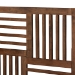Baxton Studio Gemma Mid-Century Modern Transitional Walnut Brown Finished Wood Twin Size Platform Bed - BSOGemma-Ash Walnut-Twin