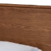 Baxton Studio Leola Mid-Century Modern Transitional Walnut Brown Finished Wood Twin Size Platform Bed - BSOLeola-Ash Walnut-Twin
