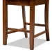 Baxton Studio Caron Modern and Contemporary Walnut Brown Finished Wood 5-Piece Pub Set - BSORH317P-Walnut-5PC Pub Set