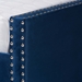 Baxton Studio Raphael Modern and Contemporary Navy Blue Velvet Fabric Upholstered Full Size Daybed with Trundle - BSOCF9228 -Navy Blue Velvet-Daybed-F/T