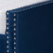 Baxton Studio Raphael Modern and Contemporary Navy Blue Velvet Fabric Upholstered Queen Size Daybed with Trundle - BSOCF9228 -Navy Blue Velvet-Daybed-Q/T