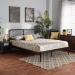 Baxton Studio Dora Modern and Contemporary Industrial Black Bronze Metal Queen Size Platform Bed - BSOTS-Dora-Black-Queen