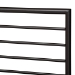 Baxton Studio Alva Modern and Contemporary Industrial Black Finished Metal Full Size Platform Bed - BSOTS-Alva-Black-Full