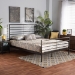 Baxton Studio Alva Modern and Contemporary Industrial Black Finished Metal Full Size Platform Bed - BSOTS-Alva-Black-Full