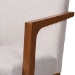 Baxton Studio Glenda Mid-Century Modern Greyish Beige Fabric Upholstered and Walnut Brown Finished Wood 7-Piece Dining Set - BSOBBT5267-Greyish Beige/Walnut-7PC Dining Set