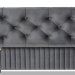 Baxton Studio Hanley Modern and Contemporary Grey Velvet Fabric Upholstered and Walnut Brown Finished Wood Storage Ottoman - BSOHY2A19B046S-Grey Velvet-Otto