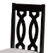 Baxton Studio Cherese Modern and Contemporary Grey Fabric Upholstered and Dark Brown Finished Wood 2-Piece Dining Chair Set - BSORH334C-Grey/Dark Brown-DC-2PK