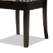Baxton Studio Sasa Modern and Contemporary Dark Brown Finished Wood 5-Piece Dining Set - BSOSasa-Dark Brown-5PC Dining Set