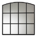 Baxton Studio Barrington Modern and Contemporary Black Finished Metal Accent Wall Mirror